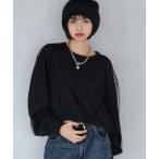 tシャツ チュールドッキングニットプルオーバー レディース