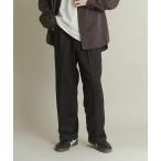 ショッピングワイドパンツ パンツ ウールライクダブルタックワイドパンツ メンズ