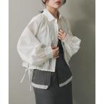 ブラウス シャツ クロップドバルーンシャツ レディース