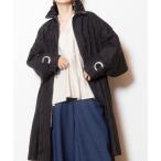 コート アウター バックフレアーライトコート レディース