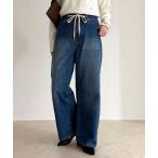 ジーンズ デニム デニムパンツ ドロストデニムパンツ レディース