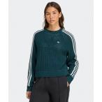 ショッピングモード ニット セーター adidas/アディダス KNITTED CREW ニット レディース