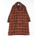 チェスターコート コート 「Revo.」オーバーサイズ チェックロングコート メンズ