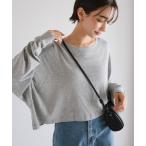 ショッピングソフト tシャツ ソフトフライス長袖Tシャツ 「ショート丈 」 レディース