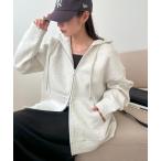 パーカー 「ユニセックス」ボンディングWジップビッグパーカー レディース メンズ