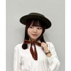 ショッピングリボン 帽子 ハット ロングベロアリボンキャノチェ/fint フィント レディース
