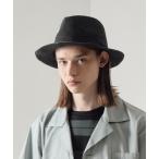 「ABAHOUSE」 ストローハット フリー ブラック メンズ