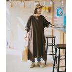 「studio CLIP」 長袖ワンピース FREE ブラウン レディース