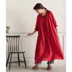 「soulberry」 長袖ワンピース M〜Ｌ レッド レディース