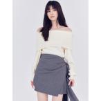 ショッピングオフショルダー tシャツ ワイドカラーオフショルダープルオーバー レディース