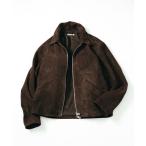 ブルゾン アウター Goat Leather スエード ミニマル シングルライダース メンズ