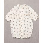 ベビー服 ロンパース tiny bear ガーゼ2WAYオール