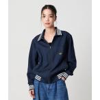 ショッピングadidas カーディガン 「別注」「adidas Originals」レトロ ブルゾン レディース