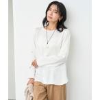 ブラウス シャツ サテン レイヤードブラウス レディース