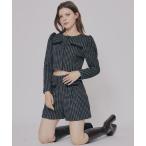 セットアップ カットツイードジャケット×ショートパンツセットアップ レディース