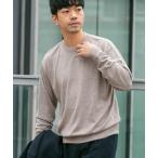 セーター ニット イタリア糸メリノウールクルーニット メンズ