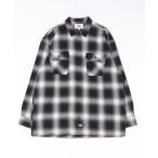 シャツ 「Dickies」ピーチツイルワークシャツ 5422-9100 メンズ レディース