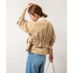 ブルゾン アウター ウォッシャブルジップアップブルゾン レディース