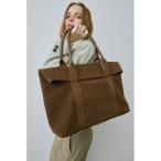 トートバッグ スエードフラップトートバッグ / A4サイズ、PC（14inch）収納可能 / 大容量バッグ レディース