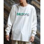 ショッピングビラボン tシャツ 「直営店限定」BILLABONG メンズ スライスロゴ プリント ロンＴ 「2025年秋冬モデル」/ビラボンフロントロゴプリント長袖ロンT