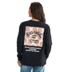 ショッピングビラボン tシャツ BILLABONG レディース SQUARE LOGO BOY FIT ロンＴ 「BOY FIT」「2025年秋冬モデル」/ビラボンバックボ