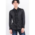 シャツ レースアクセントストールツキシャツ メンズ