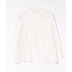 ショッピングローン ブラウス シャツ シルキーローンプチフリルシャツ レディース