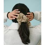 シュシュ ミニチェックボリュームシュシュ