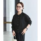 カーディガン 「 田中亜希子さんコラボ 」選べるサイズ 多ボタンジャージーカーディガン レディース