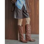 パンツ 「2025AW COLLECTION」フェイクレザータックハーフパンツ レディース