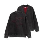 ショッピングSTAR カーディガン BACK STAR PATCH INDIGO SWEAT CARDIGAN レディース メンズ