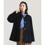 ノーカラーコート コート ソフトメルトン ノーカラーコート レディース