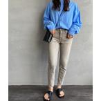 [upperhights] повреждение обработка Denim брюки 25 бежевый женский 