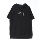 ショッピングstussy 「STUSSY」 刺繍プルオーバーパーカー X-LARGE ブラック メンズ
