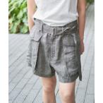 「IENA LA BOUCLE」 ショートパンツ 38 グレー レディース