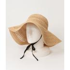 ショッピングストローハット 「MAISON N.H PARIS」 ストローハット - ブラウン レディース