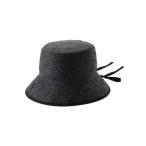 「FRAY I.D」 ストローハット FREE ブラック レディース