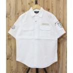 「AVIREX」 半袖シャツ L ホワイ