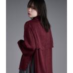 シャツ サイドコードバックヨークサテンシャツ メンズ レディース