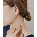 ピアス ステンレスオーバルフープピアス レディース