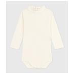 ベビー服 ロンパース タートルネック長袖ボディ