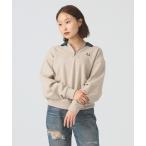 ショッピングフレッドペリー トレーナー スウェット FRED PERRY / Zip Neck Collar Sweatshirt レディース