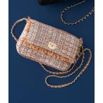 ショッピングショルダーバッグ レディース ショルダーバッグ バッグ GIOLICAツイード ショルダーバッグ レディース