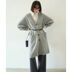 カーディガン 「WEB限定」カシミヤブレンド ロングカーディガン レディース