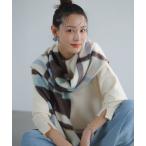 マフラー ストール ウールニュアンス ストール レディース