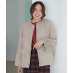 ダウンコート ダウンジャケット フェイクファーコンビキルティング アウター レディース