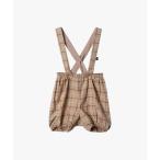 ベビー服 ロンパース ベビーチェック コットン ブルマ