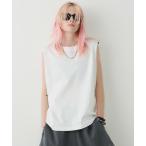 [AFF AIVER] короткий рукав футболка LARGE белый мужской 