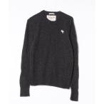 「Abercrombie&Fitch」 長袖ニット M グレー メンズ