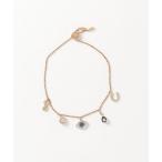 [SWAROVSKI] браслет FREE розовое золото женский 